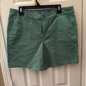 St John’s Bay Green Casual Shorts